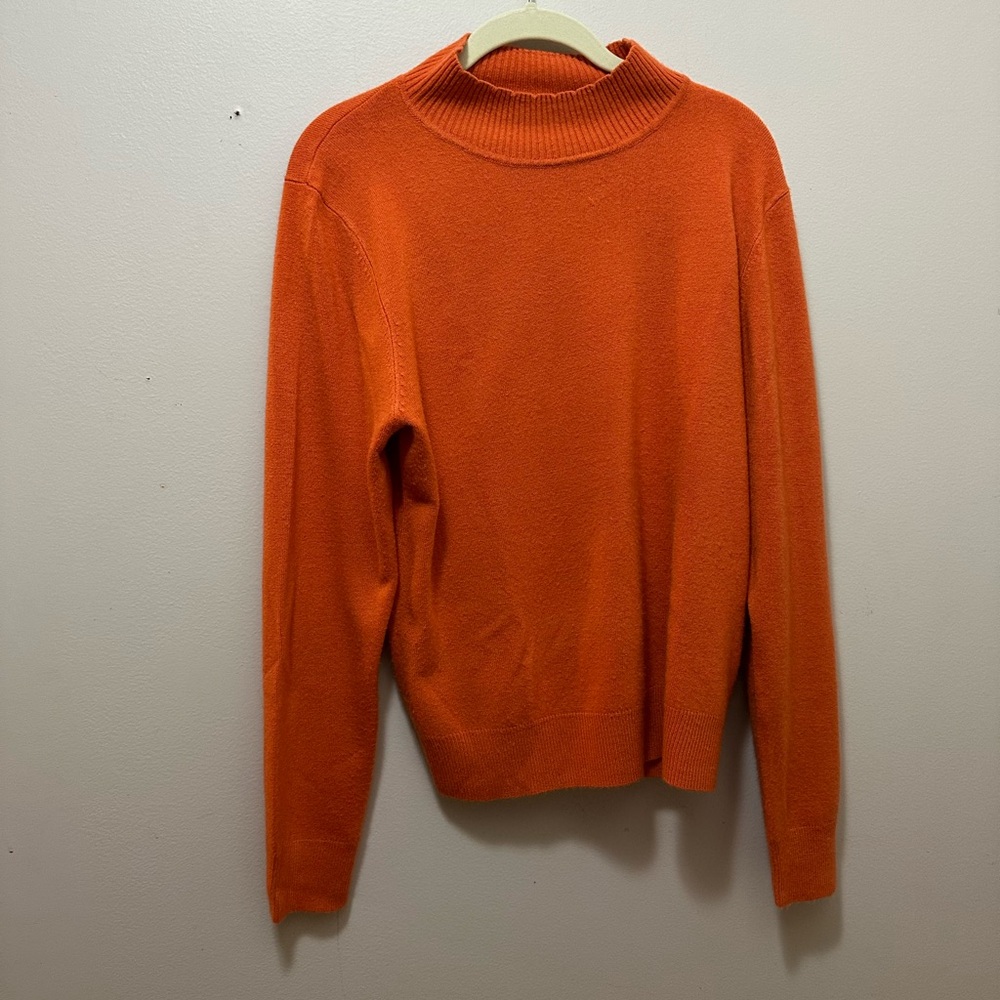 Sag Harbor Bold Orange Knit Top